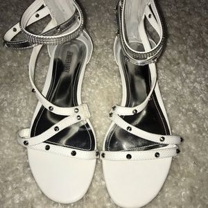 Jennifer Lopez White Sandals
